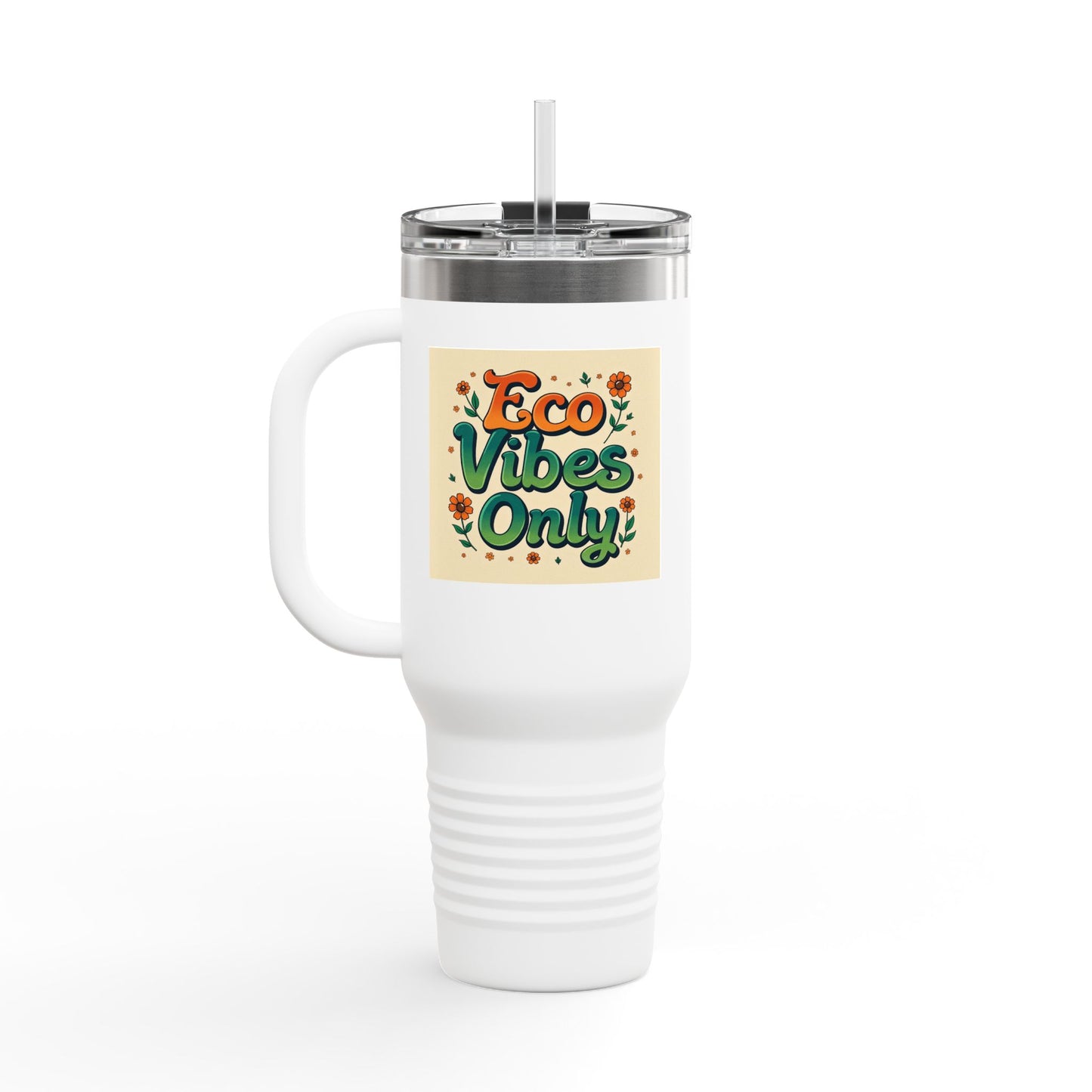 Eco-Vibes Only Insulated Travel Mug