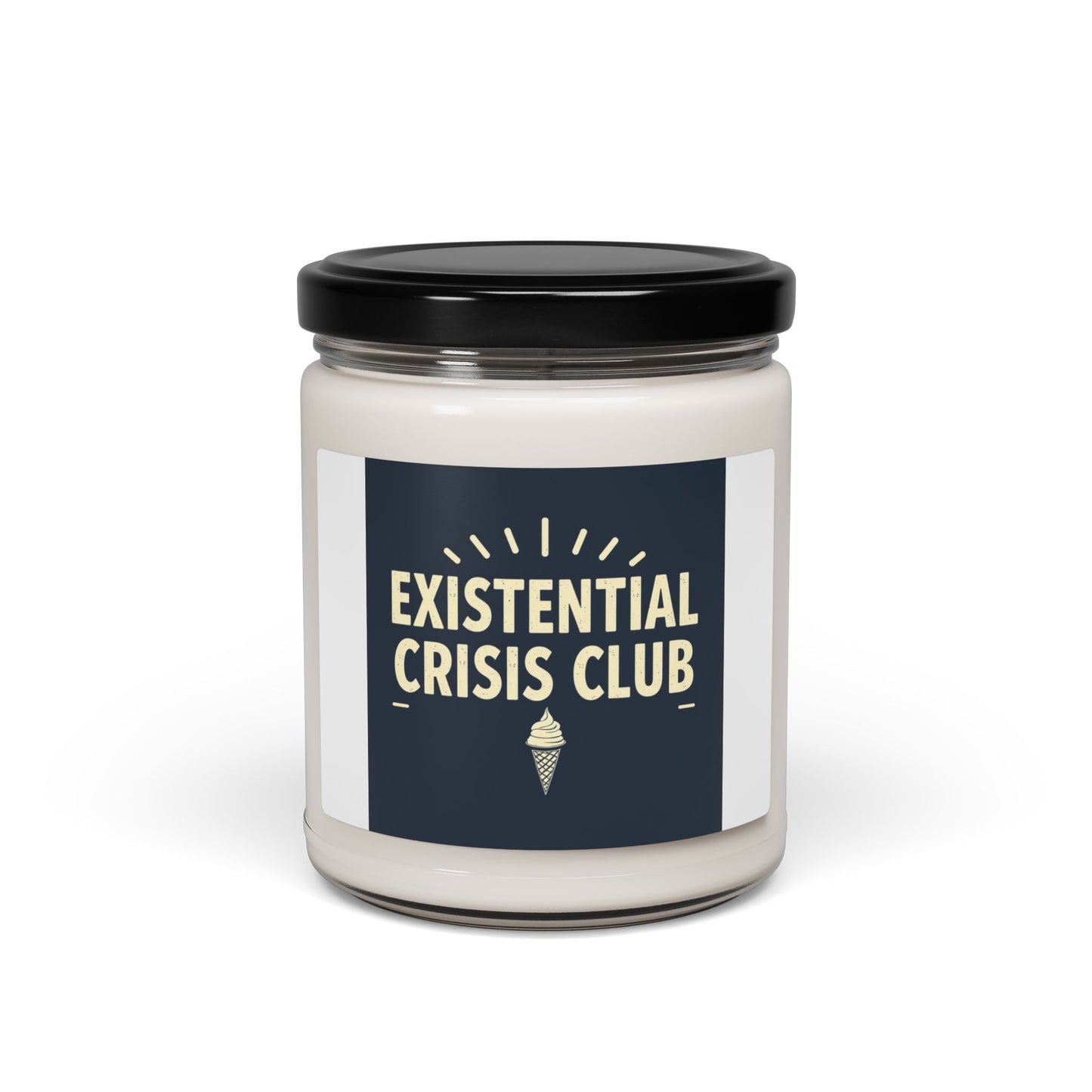 Existential Crisis Club Scented Soy Candle | Mood Booster, Relaxation Gift, Home Décor, Self-Care, Gift for Friends