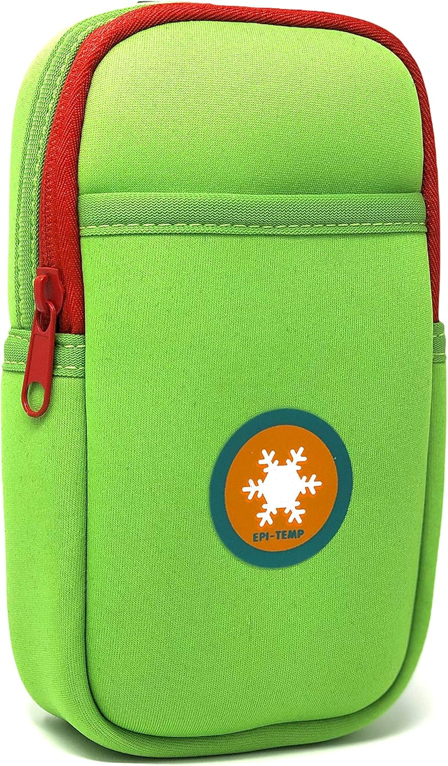 Epipen Insulated Case for Kids, Adults – Smart Carrying Pouch, Storage Bag, Powered by Puretemp Phase Change Material to Keep Epinephrine in Safe Temperature Range (Green)