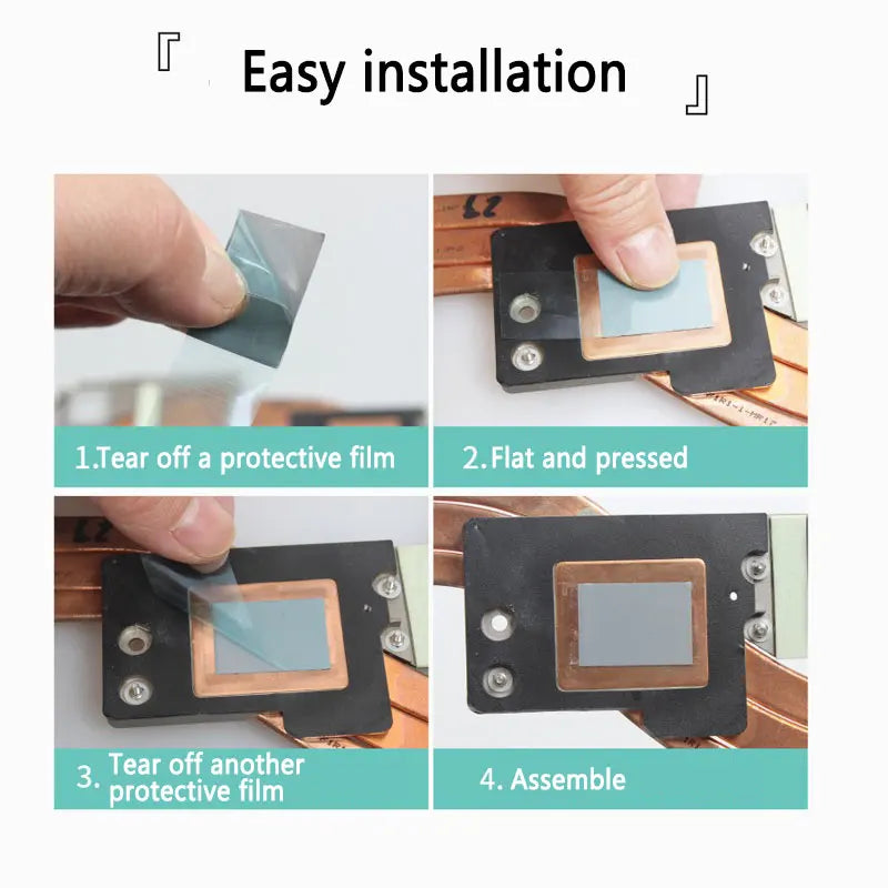 Honeywell PTM7950 8.5W Phase Change Silicone Pad Sheet Laptop Phase Change Silicone Grease CPU Thermal Conductive Paste Pad