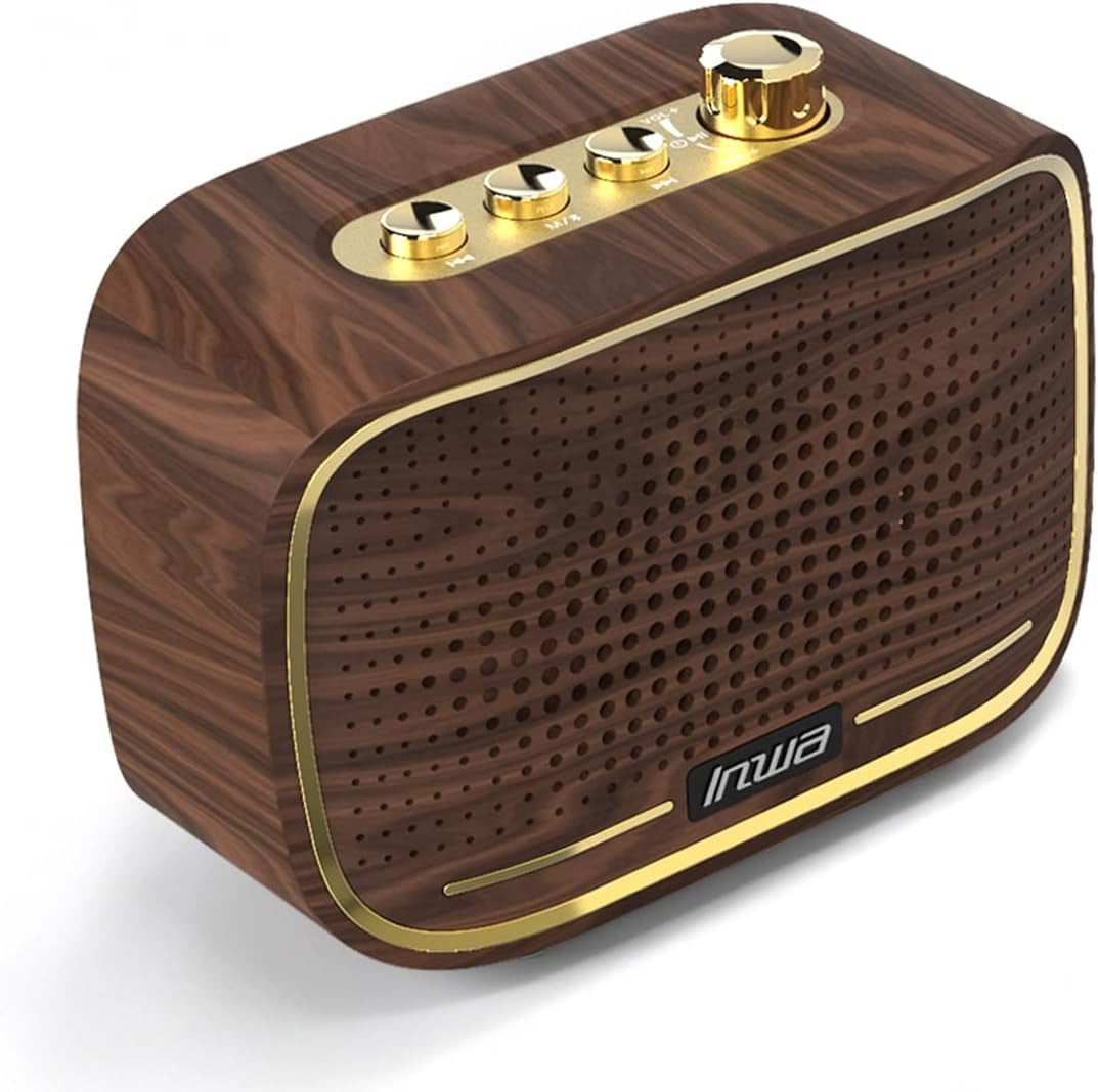 Retro Speaker, Bluetooth Portable Wireless Loud Volume Speaker for Home, Office, Kitchen, Party, Traveling, Outdoor (10W)