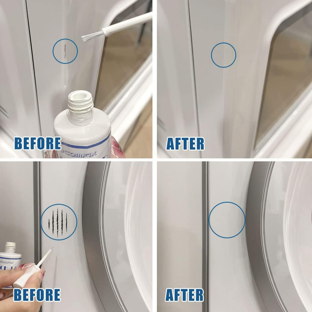 Specialty Appliance Touch up Paint White, Appliance Paint, 1 Ounce, White - High Gloss Touch up Paint Pen for Refrigerators, Washers, Dishwashers, Microwave Oven and Other Appliance