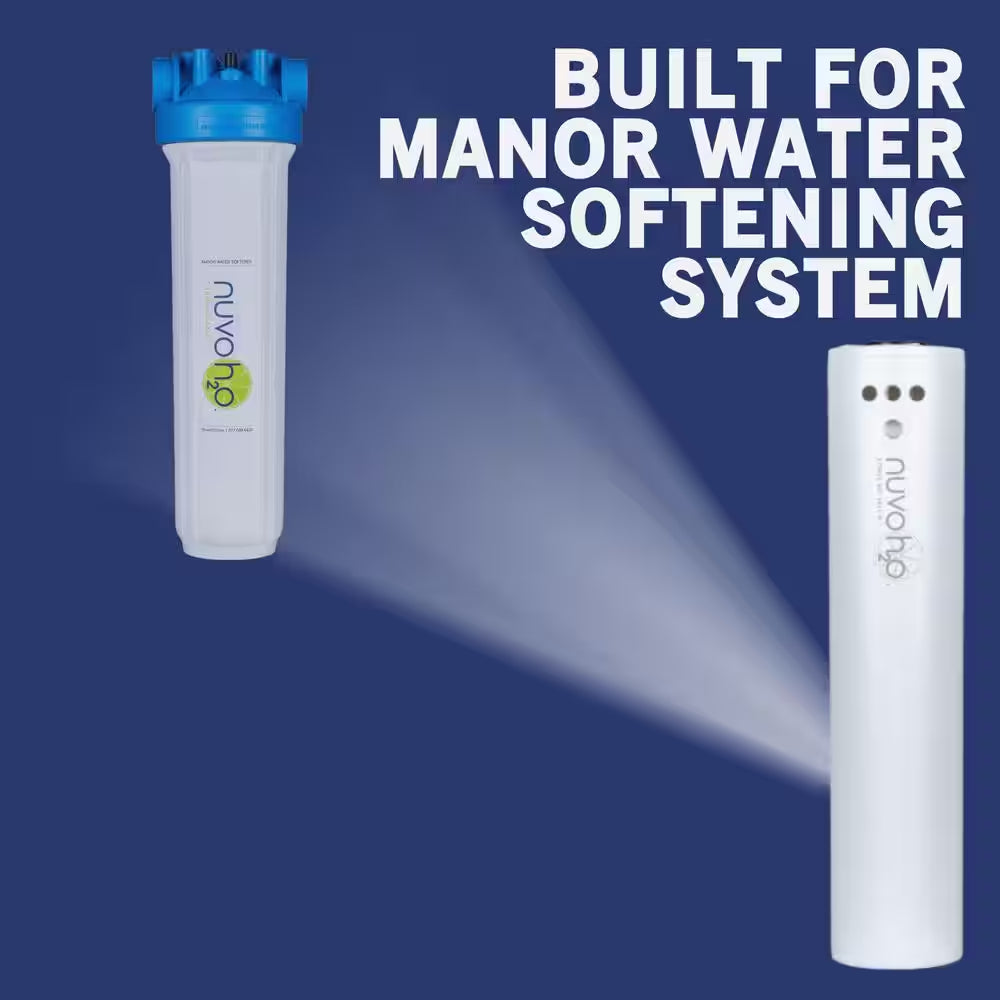 Manor Whole House Salt-Free Eco-Friendly Water Softener/Conditioner Replacement Cartridge