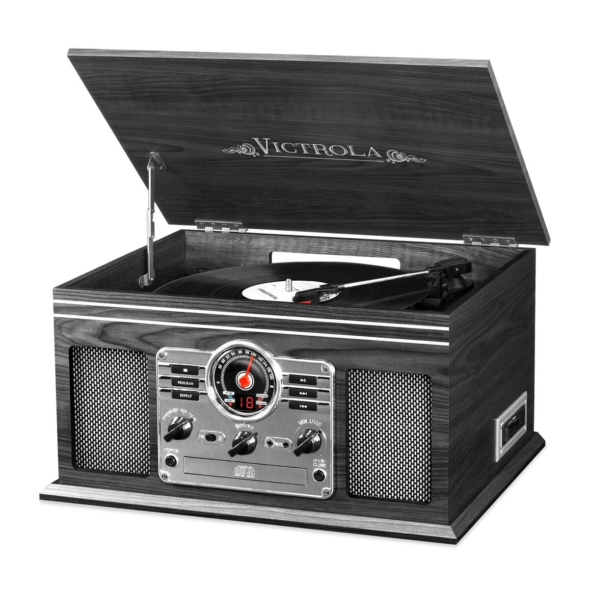 Quincy Wood Bluetooth Record Player