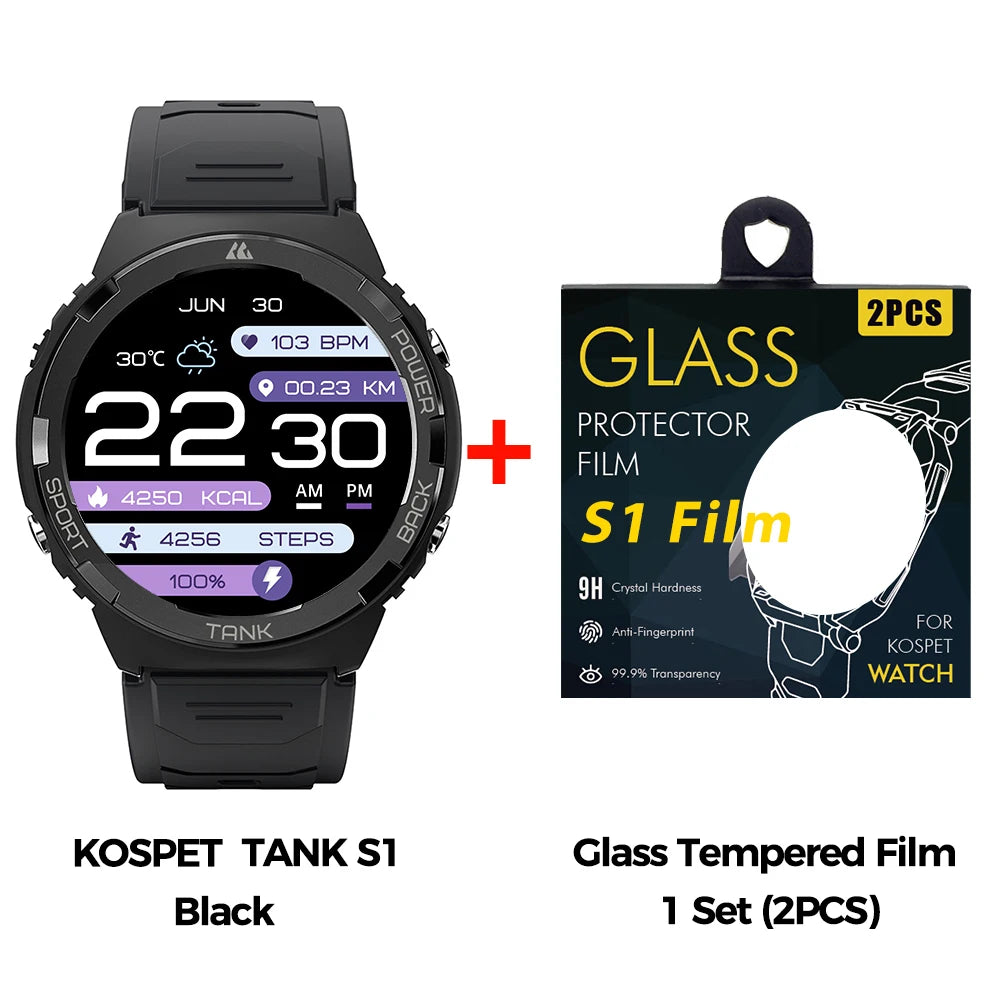 KOSPET TANK S1 Ultra Women AMOLED AOD Smartwatch Pro
