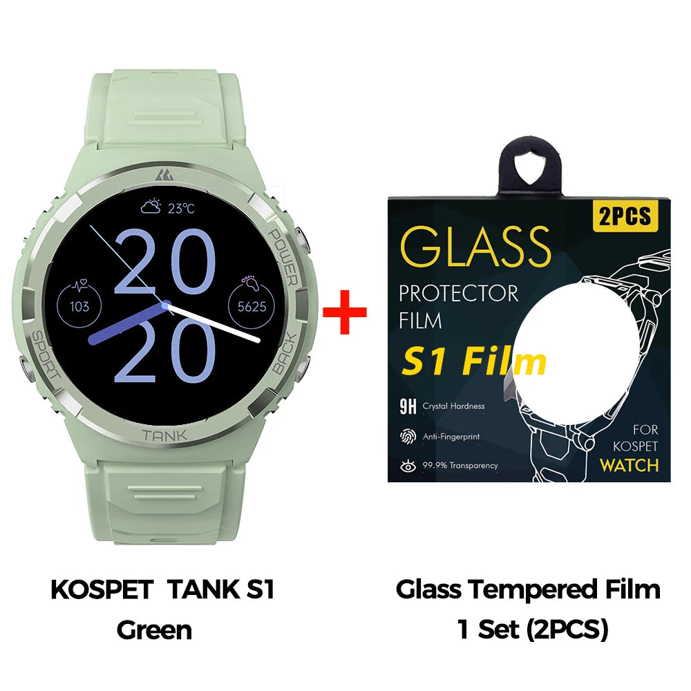 KOSPET TANK S1 Ultra Women AMOLED AOD Smartwatch Pro