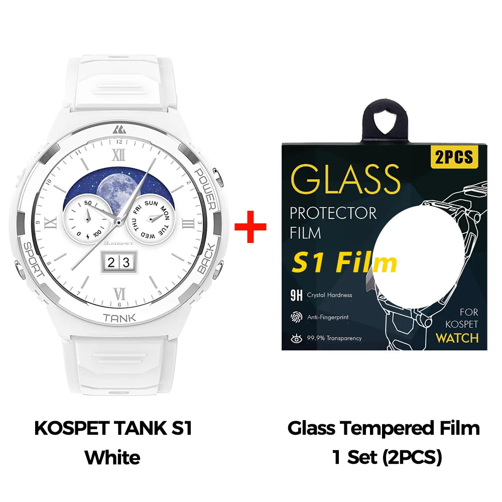 KOSPET TANK S1 Ultra Women AMOLED AOD Smartwatch Pro