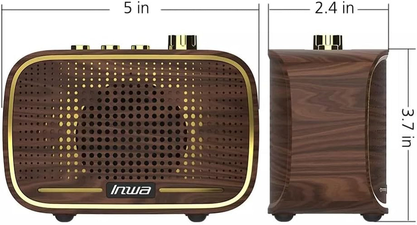 Retro Speaker, Bluetooth Portable Wireless Loud Volume Speaker for Home, Office, Kitchen, Party, Traveling, Outdoor (10W)