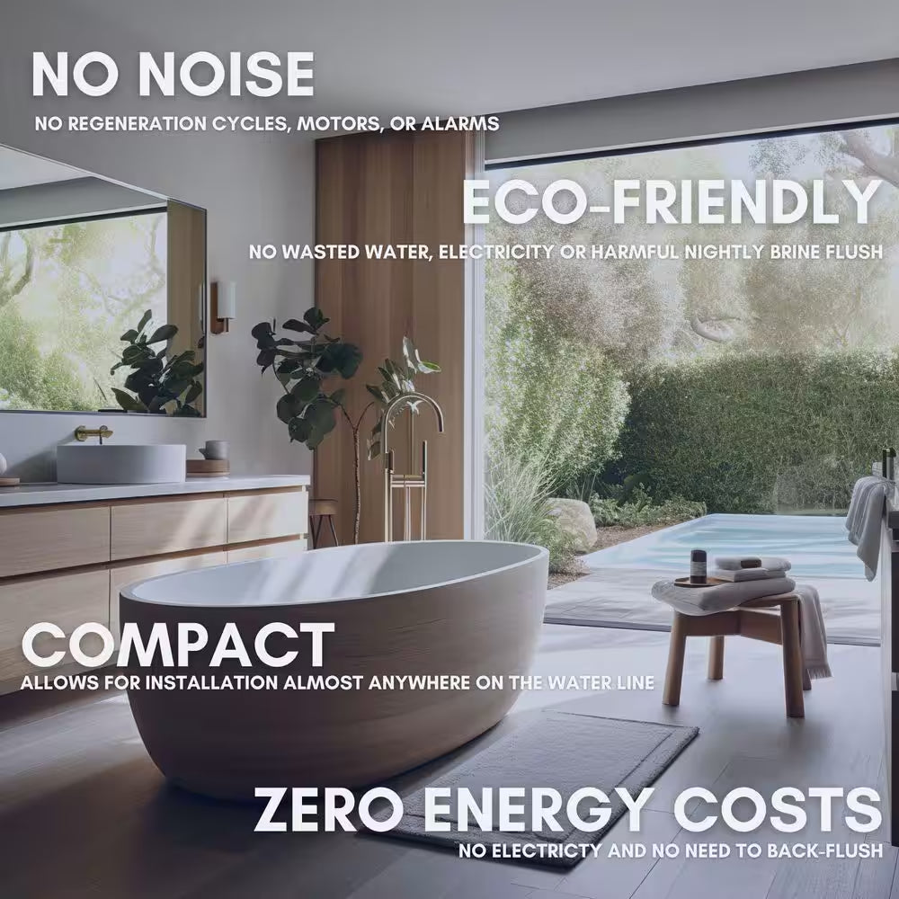 Manor Whole House Salt-Free Eco-Friendly Water Softener/Conditioner Replacement Cartridge