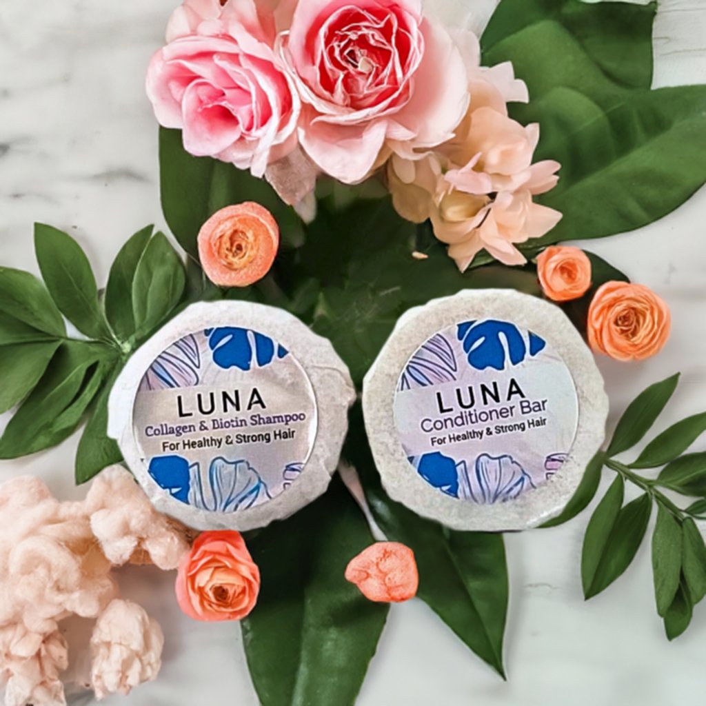 Luna Collagen & Biotin Shampoo And Conditioner Set-1