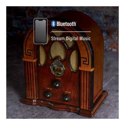 Portable AM/FM Radio, Walnut, CR31D-WA