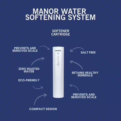 Manor Whole House Salt-Free Eco-Friendly Water Softener/Conditioner Replacement Cartridge
