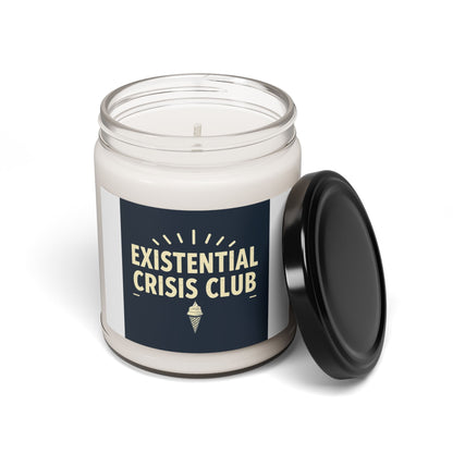 Existential Crisis Club Scented Soy Candle | Mood Booster, Relaxation Gift, Home Décor, Self-Care, Gift for Friends