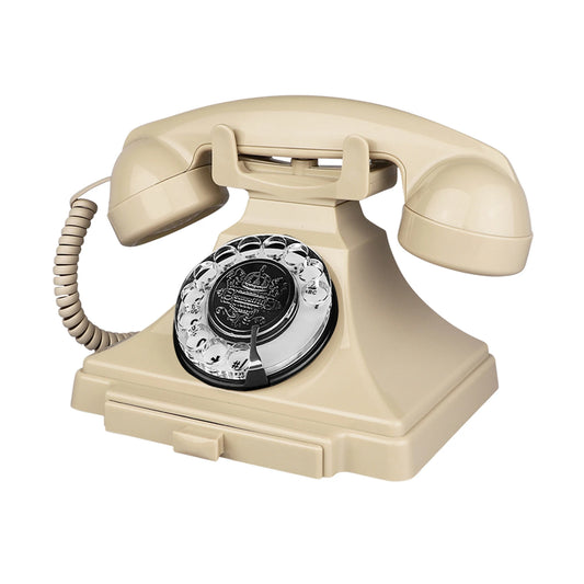 Retro Landline Telephone, Corded Antique Phone Vintage, 1930S Rotary Dial Home Decor Phone, Old Fashion Decorative House Phones