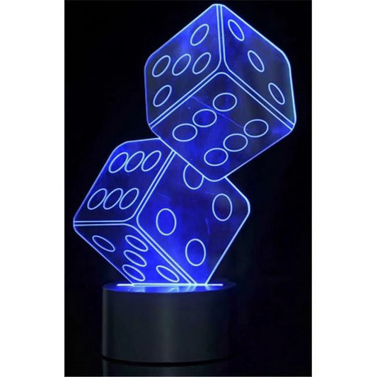 t TG2873 Optical Illusion 3D Dice Lighting
