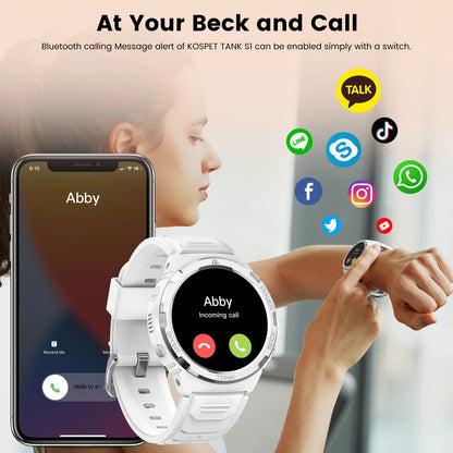 KOSPET TANK S1 Ultra Women AMOLED AOD Smartwatch Pro