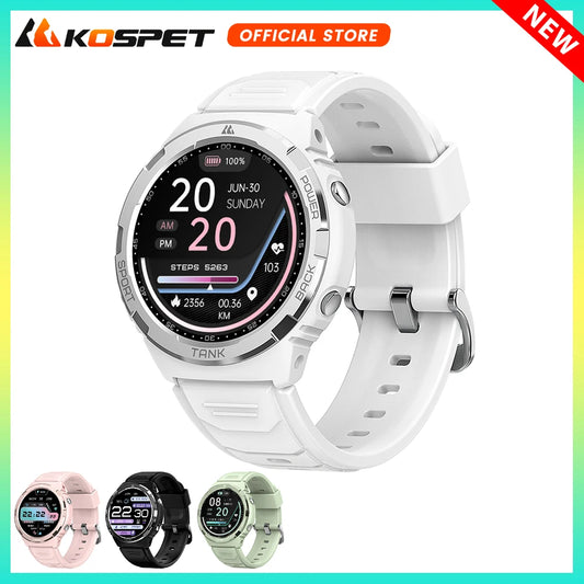 KOSPET TANK S1 Ultra Women AMOLED AOD Smartwatch Pro