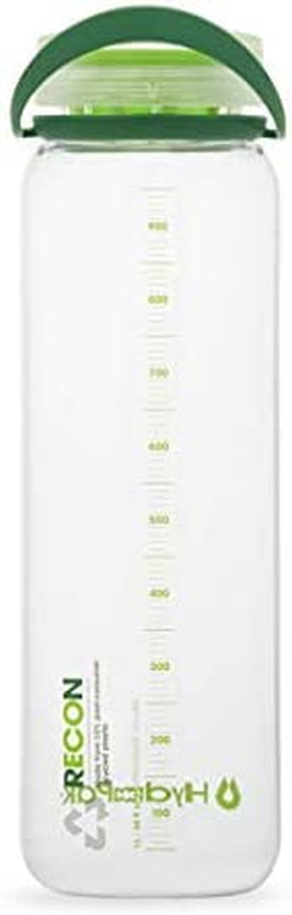 Recon Twist & Sip - Wide Mouth Recycled Plastic Water Bottle (24Oz or 32Oz) - Eco Friendly, BPA Free, Easy Carry