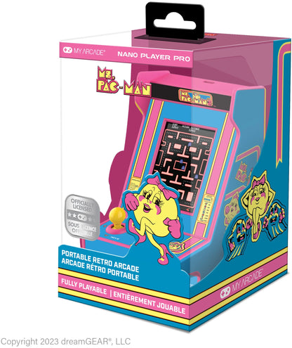DGUNL-7023 MS. PAC-MAN Nano Player Pro Portable Retro Arcade