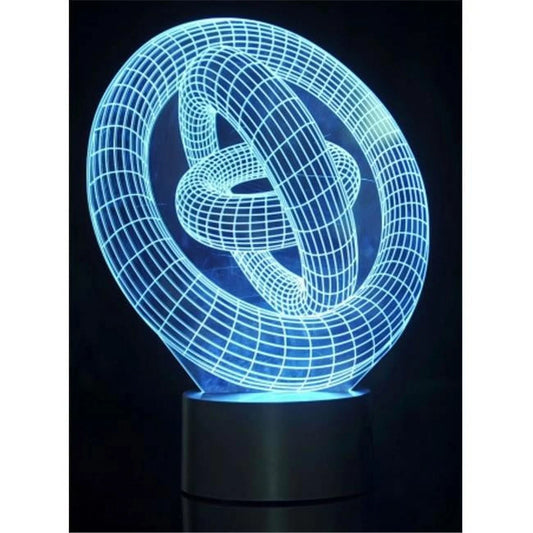 t TG2868 Optical Illusion 3D Ring-In-Ring Lighting