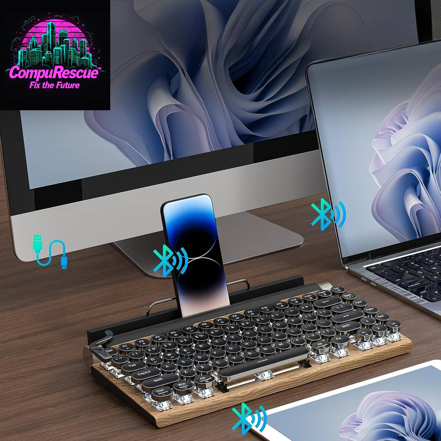 Retro Typewriter Keyboard