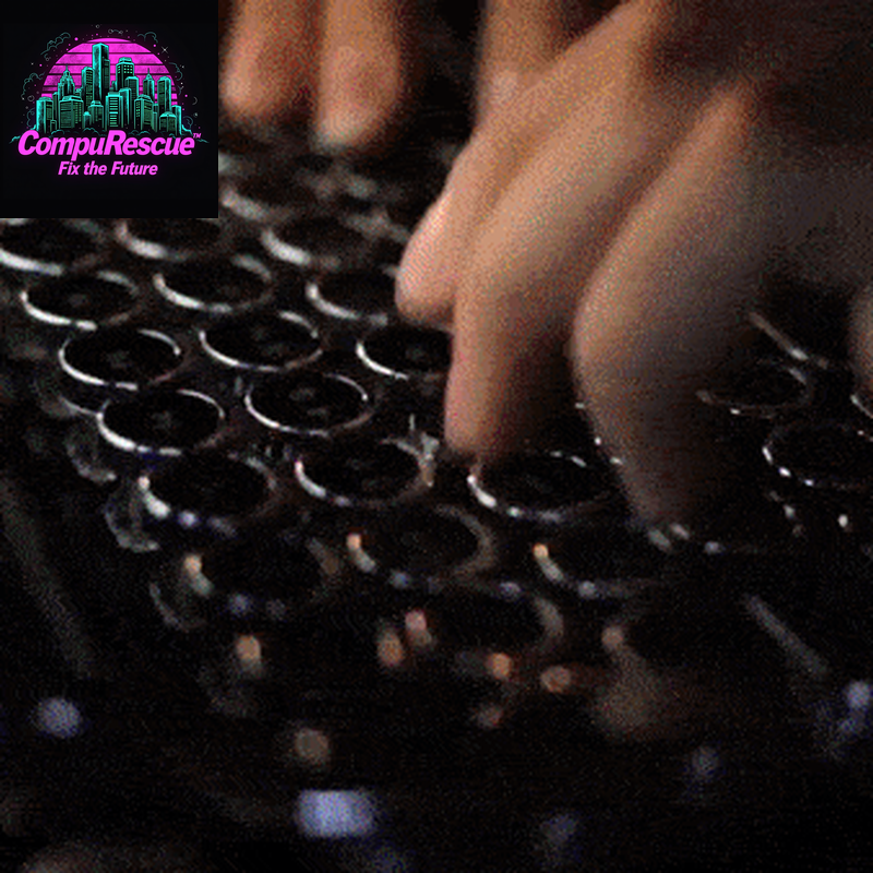Retro Typewriter Keyboard