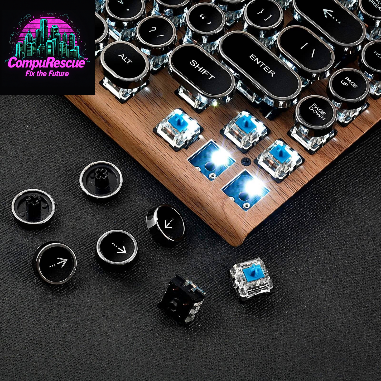 Retro Typewriter Keyboard