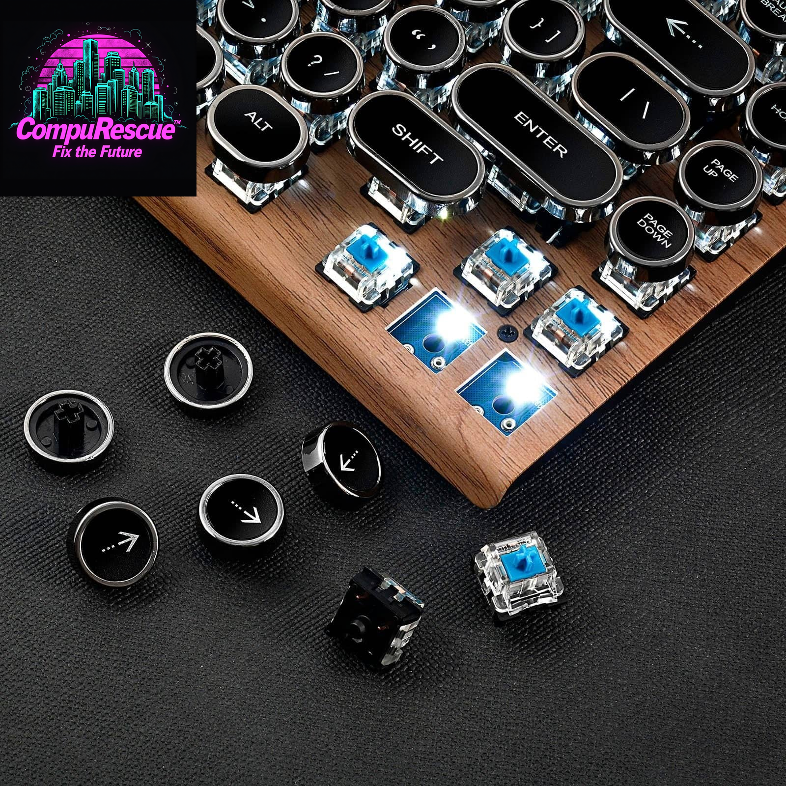 Retro Typewriter Keyboard